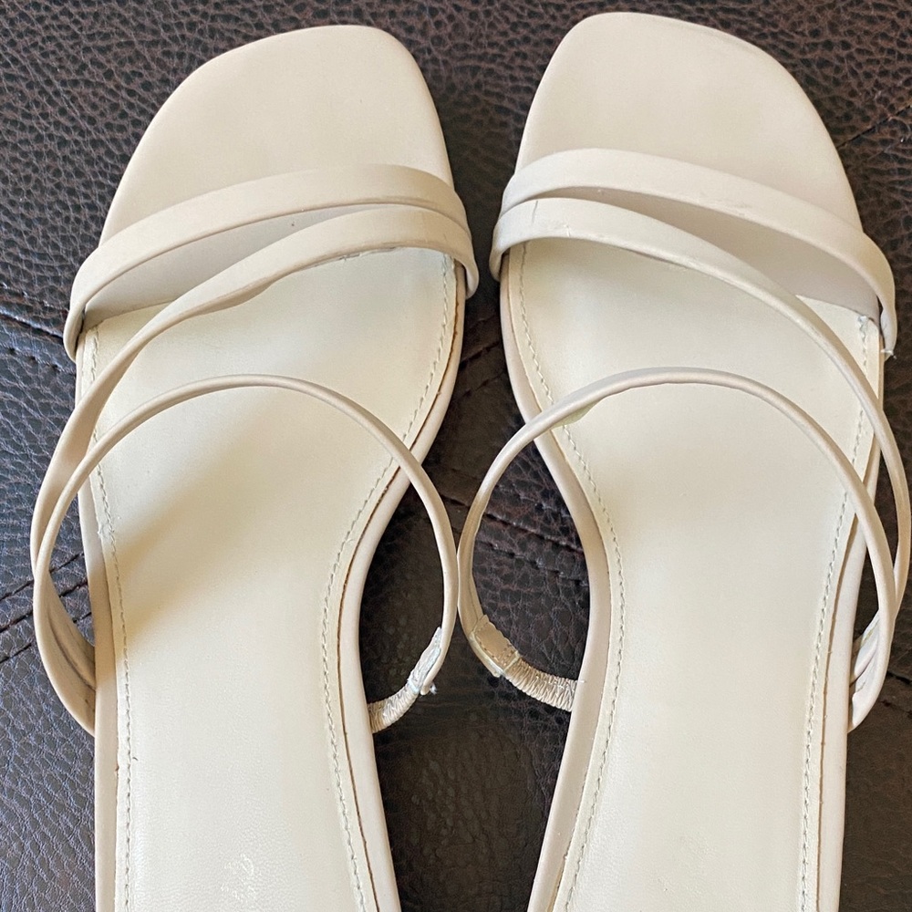 Ladies Ankis Tan Strappy Sandals - Picture 6 of 8